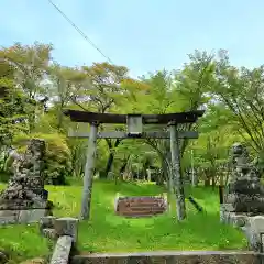 浪合神社の鳥居