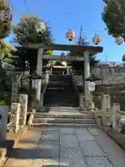 西向天神社の鳥居