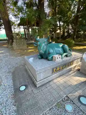 朝日森天満宮の狛犬