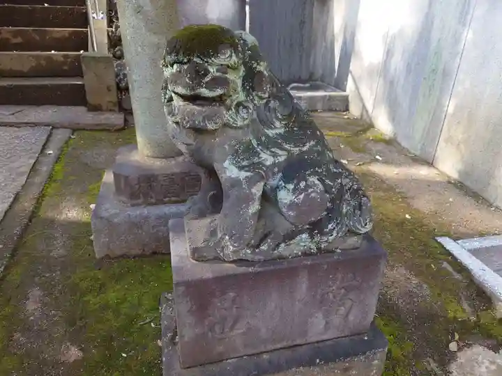 西台天祖神社の狛犬