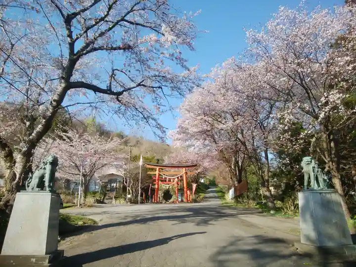 虻田神社の狛犬