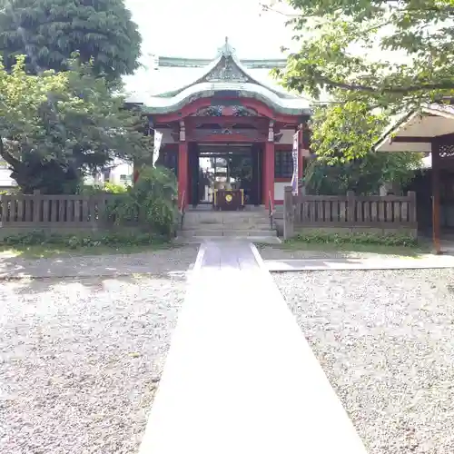筑土八幡神社の本殿・本堂
