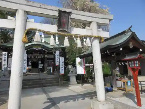 川越八幡宮の鳥居