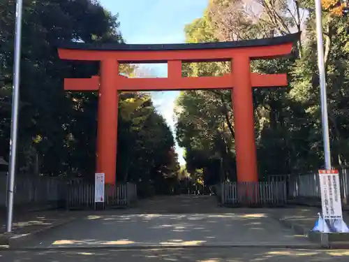 井草八幡宮の鳥居