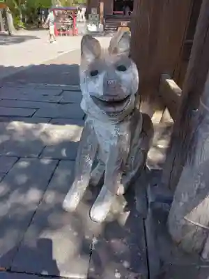 福島八幡宮の狛犬