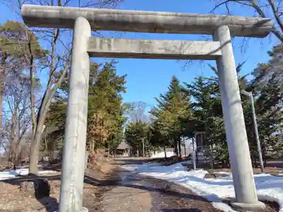 東神楽神社の鳥居