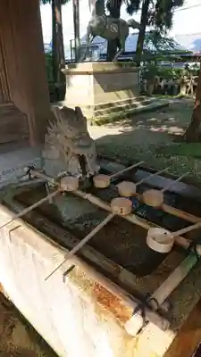劒神社の手水舎