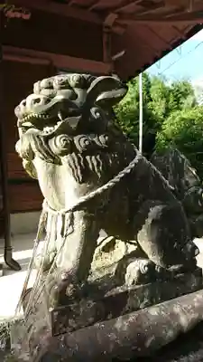 河内阿蘇神社の狛犬