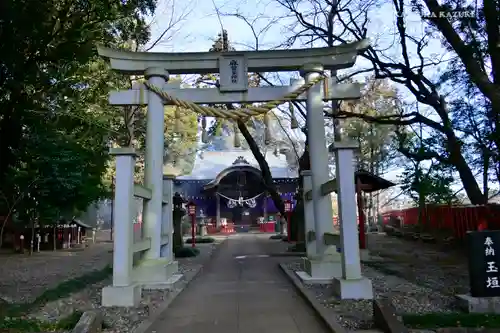 麻賀多神社奥宮の鳥居