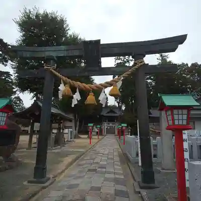下野國一社八幡宮の鳥居