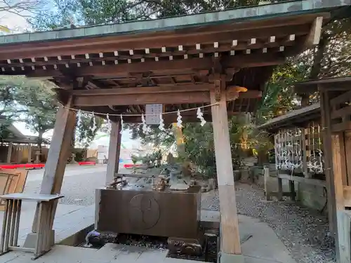 川越氷川神社の手水舎
