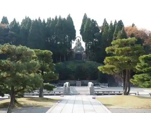 蓮華院誕生寺奥之院の景色