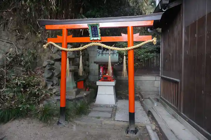 諏訪神社・諏訪山稲荷神社の鳥居
