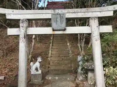 瘡守稲荷の鳥居