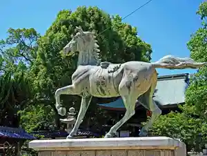 三津厳島神社の狛犬(2022年07月16日(土) 12時03分42秒投稿)