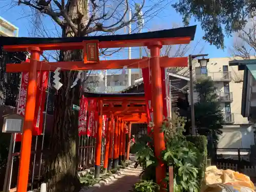 下神明天祖神社の鳥居