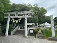 上地八幡宮の鳥居