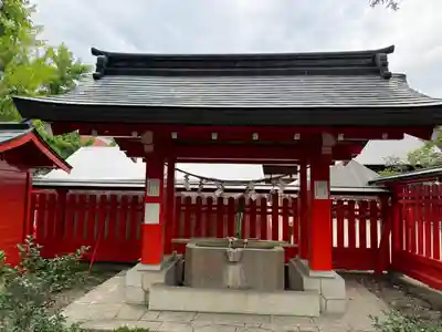 生島足島神社の手水舎
