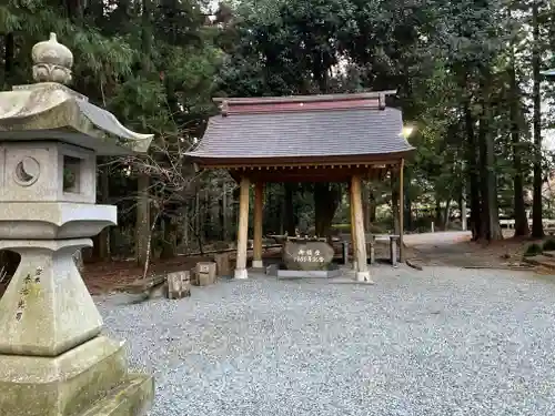 山宮浅間神社の手水