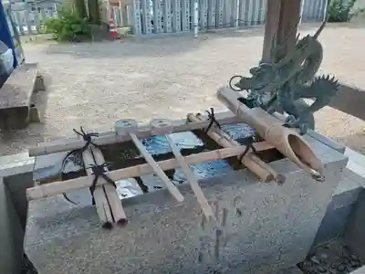 百済王神社の手水舎