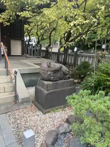 牛天神北野神社の狛犬