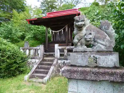 たばこ神社の狛犬