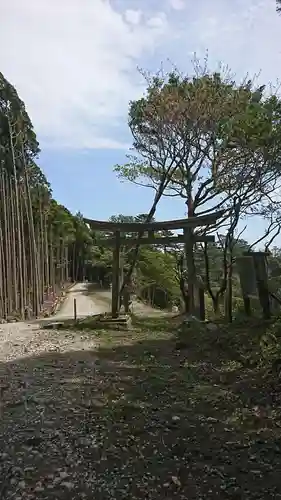 白銀神社の鳥居