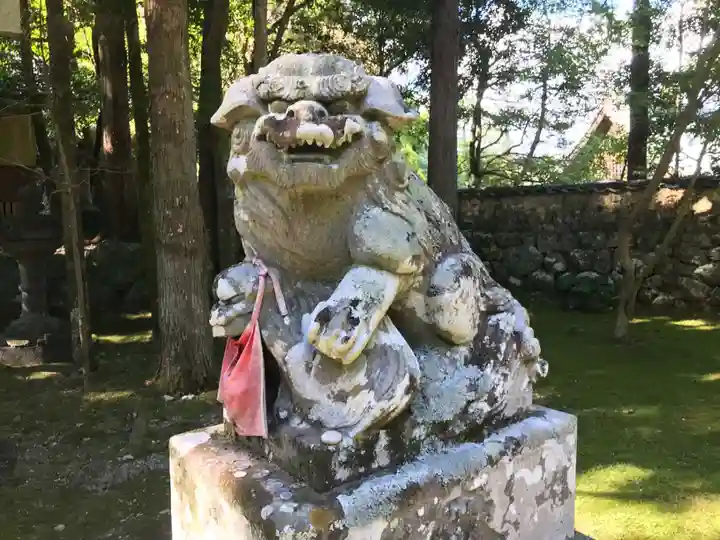 竹林寺の狛犬