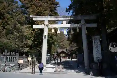 諏訪大社下社春宮の鳥居