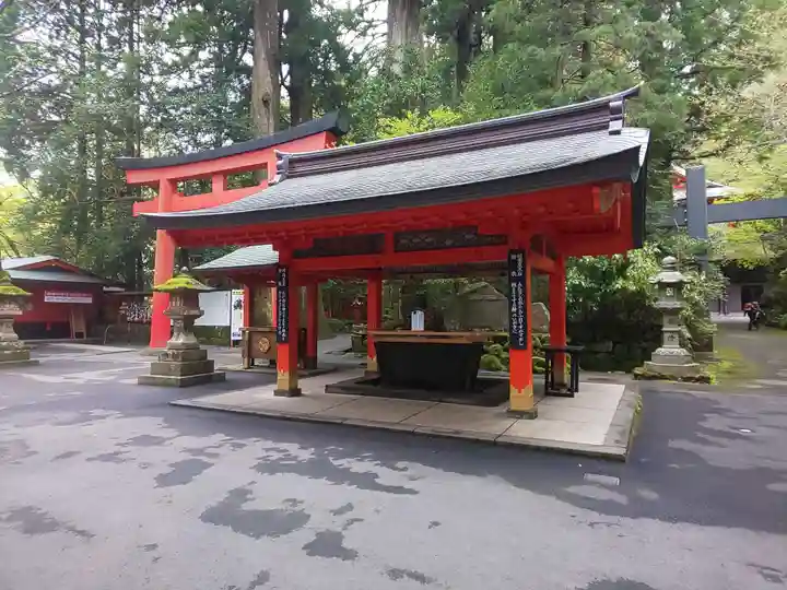 箱根神社の手水舎