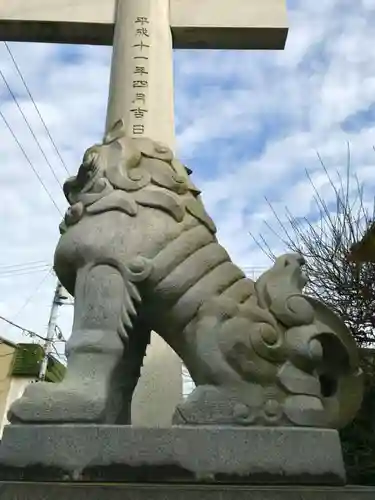 萩原神社の狛犬