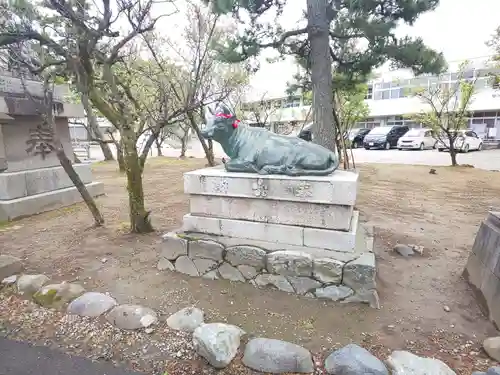 於保多神社の狛犬