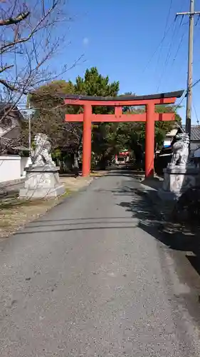 羽田八幡宮の鳥居