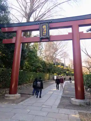 根津神社の鳥居