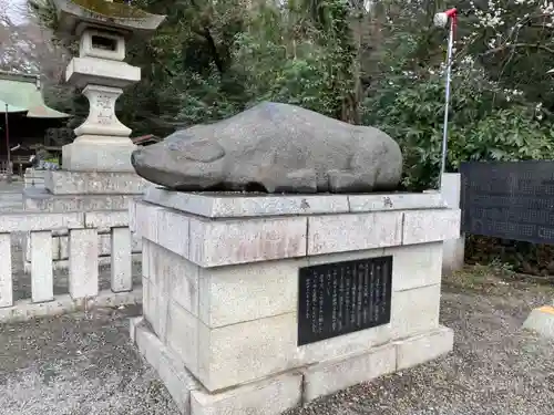 谷保天満宮の狛犬