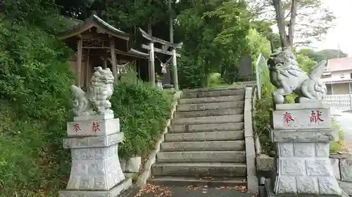 植田稲荷神社の狛犬