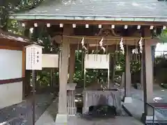 南沢氷川神社の手水