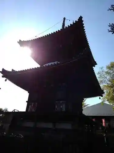 狭山山不動寺の塔