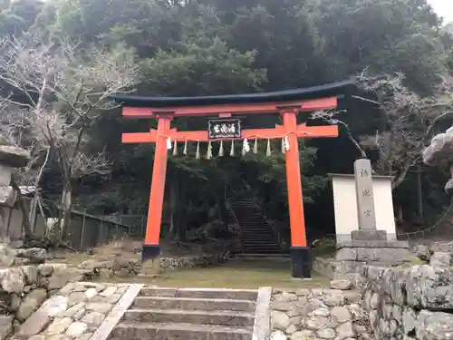 清瀧宮(西笠取清瀧宮)の鳥居