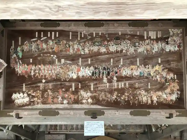 馬見岡綿向神社の芸術