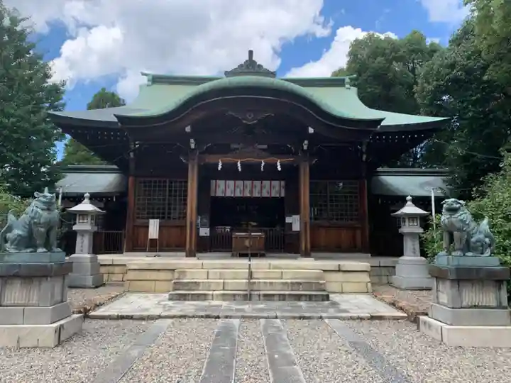 溝旗神社(肇國神社)の本殿・本堂