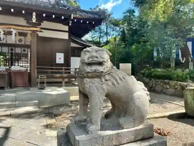 安居神社の狛犬