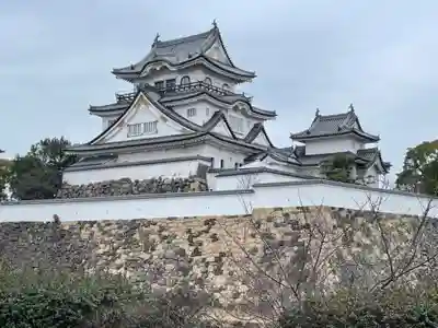 岸城神社の周辺