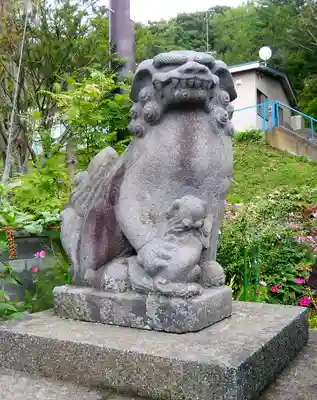 浦河神社の狛犬