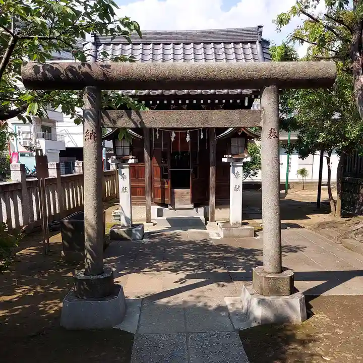 小村井 香取神社の鳥居