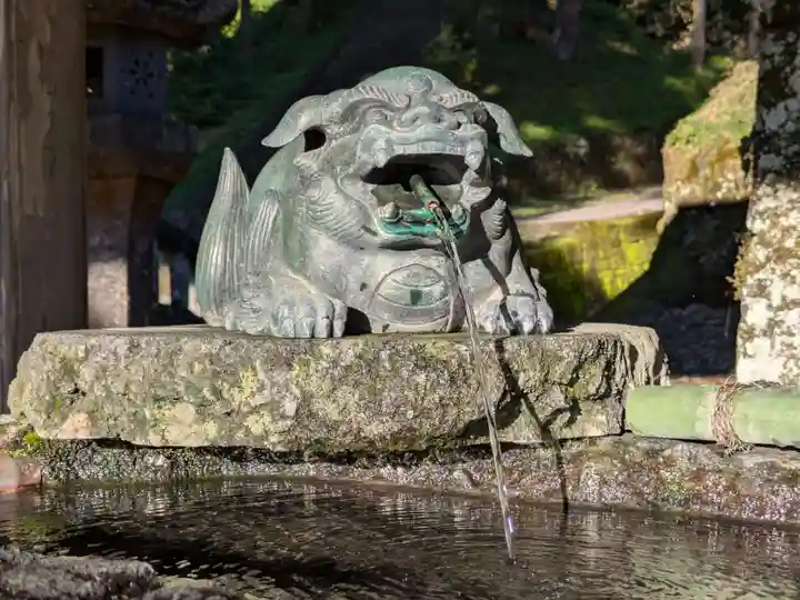 妙義神社 奥の院の手水舎