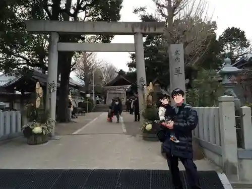 羊神社の鳥居