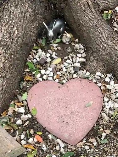 三輪神社の庭園