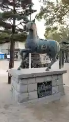 藤森神社の狛犬