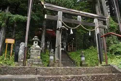 中社五斎神社の鳥居